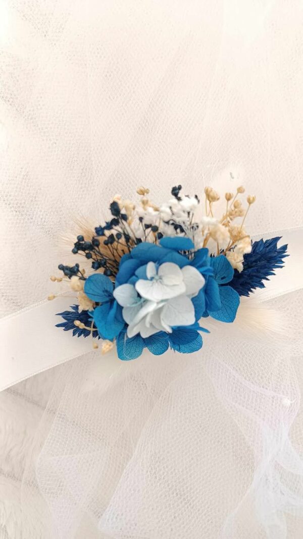 bracelet en fleurs séchées pour mariage