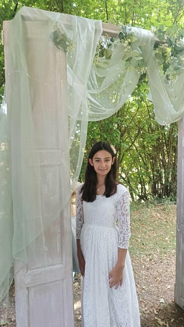 pince mariage en fleurs séchées pour mariage