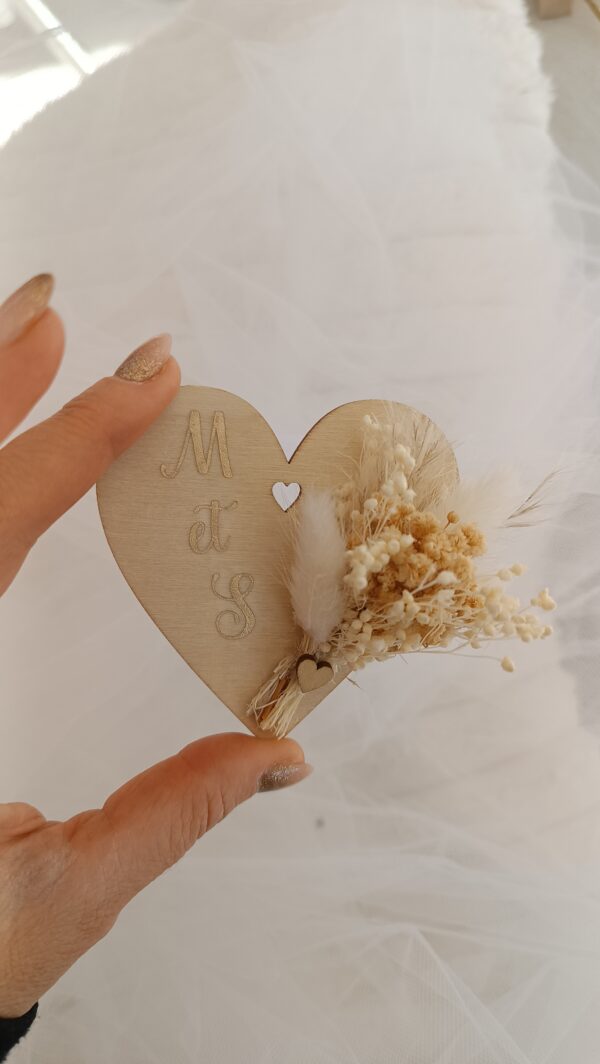 cadeaux invités pour mariage en fleurs séchées