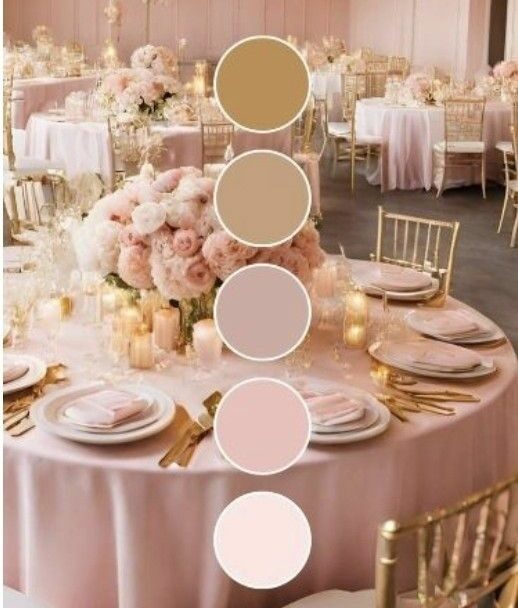 palette de couleur pour mariage boheme